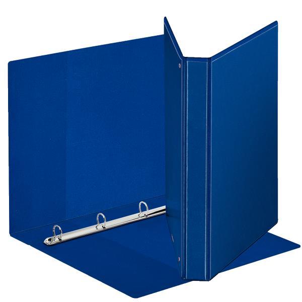 Esselte - Raccoglitore ad anelli - larghezza dorsale 38 mm - per 220 x 300 mm, A4 Maxi - capacità 230 fogli - blu