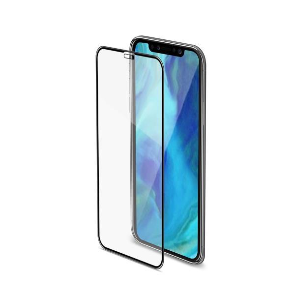 Celly 3DGLASS999BK - Protezione per schermo per telefono cellulare - vetro - colore telaio nero - per Apple iPhone XS Max