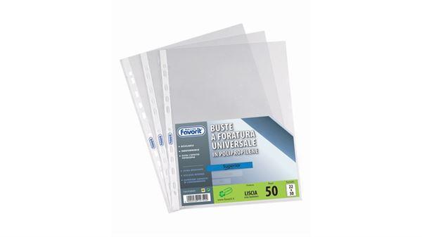 Favorit SUPERIOR - Busta trasparente - per 300 x 420 mm - trasparente (pacchetto di 10)
