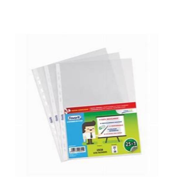 Favorit - Busta trasparente - per 220 x 300 mm - trasparente (pacchetto di 26)