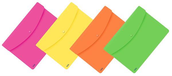 Favorit NEON - Cartelletta portadocumenti - per A4 - disponibile in colori assortiti