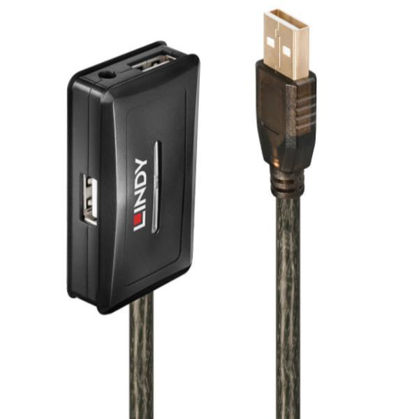 LINDY PROLUNGA ATTIVA USB 2.0 10MT