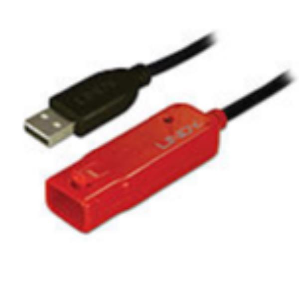 Lindy USB 2.0 Active Extension Cable Pro - Prolunga USB - USB (M) a USB (F) - USB 2.0 - 8 m - attivo