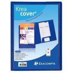 Exacompta Kreacover - Cartelletta a 2 lembi - per A4 - bianco