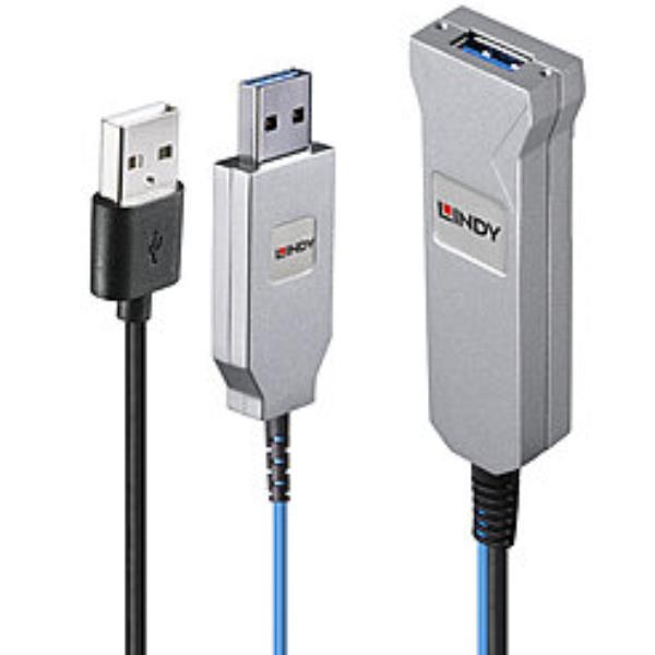 LINDY 30M FIBRE OPTIC USB 3.0 CABLE