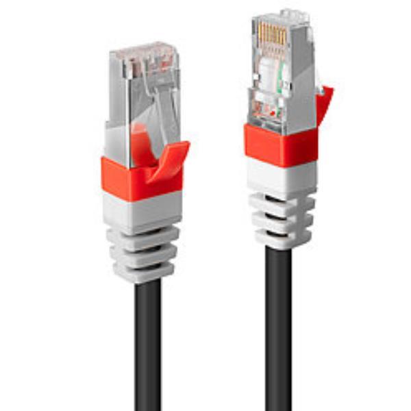 Lindy Premium - Cavo patch - RJ-45 (M) a RJ-45 (M) - 1 m - SFTP - CAT 6a - senza alogeni - nero