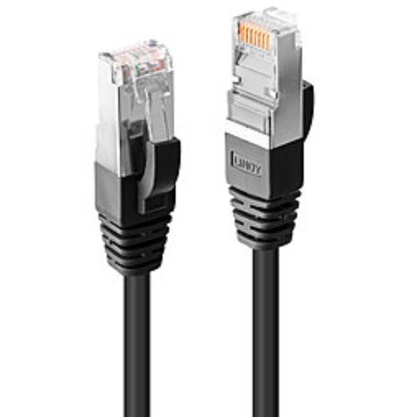 Lindy Premium - Cavo patch - RJ-45 (M) a RJ-45 (M) - 7.5 m - doppino rivestito schermato (SSTP) - CAT 6 - senza alogeni, antiaggrovigliamento - nero