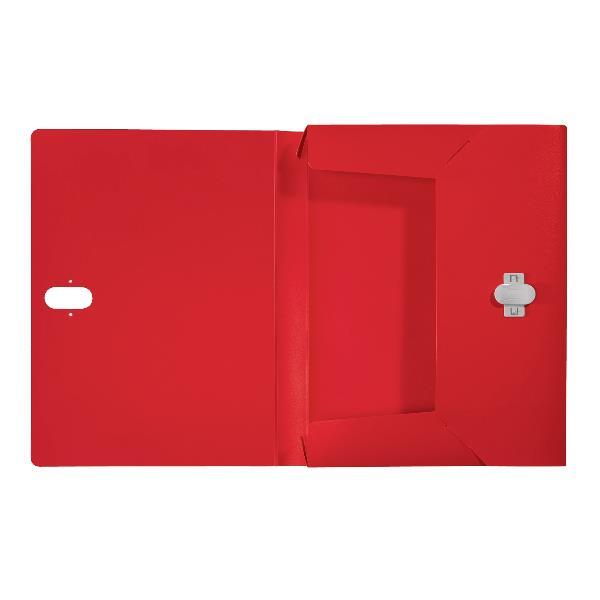 Leitz Recycle - Cartella a scatola - larghezza dorsale 38 mm - per A4 - capacità 250 fogli - rosso