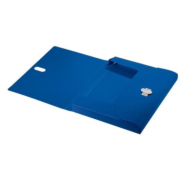 Leitz Recycle - Cartella a scatola - larghezza dorsale 38 mm - per A4 - capacità 250 fogli - blu