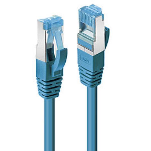 Lindy - Cavo patch - RJ-45 (M) a RJ-45 (M) - 7.5 m - SFTP, PiMF - CAT 6a - senza alogeni, stampato, antiaggrovigliamento - blu