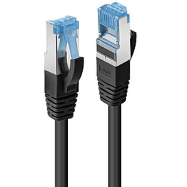 Lindy - Cavo patch - RJ-45 (M) a RJ-45 (M) - 30 m - SFTP, PiMF - CAT 6a - senza alogeni, antiaggrovigliamento - nero