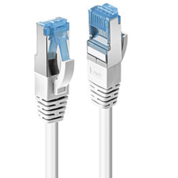 Lindy - Cavo patch - RJ-45 (M) a RJ-45 (M) - 2 m - SFTP, PiMF - senza alogeni, antiaggrovigliamento - bianco