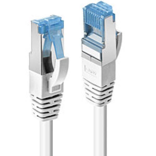 Lindy - Cavo patch - RJ-45 (M) a RJ-45 (M) - 20 m - SFTP, PiMF - CAT 6a - senza alogeni, antiaggrovigliamento - bianco