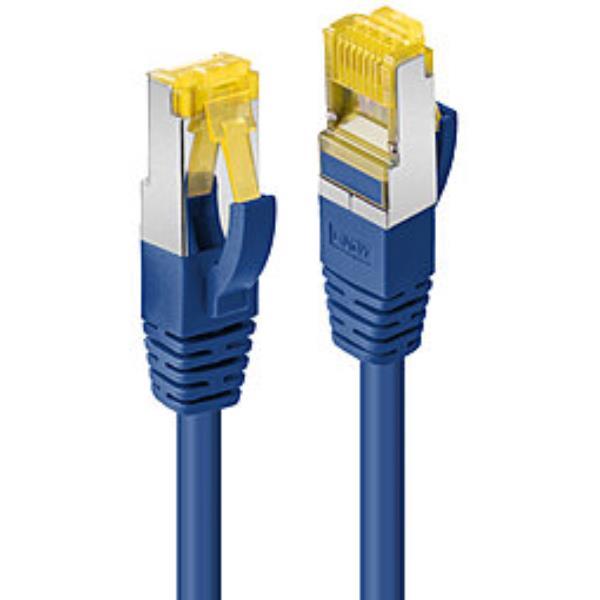 Lindy - Cavo patch - RJ-45 (M) a RJ-45 (M) - 1 m - SFTP, PiMF - CAT 7 (cavo) / CAT 6a (connettori) - senza alogeni, antiaggrovigliamento - blu