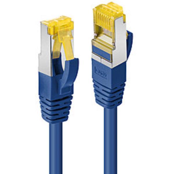 Lindy - Cavo patch - RJ-45 (M) a RJ-45 (M) - 1.5 m - SFTP, PiMF - CAT 7 (cavo) / CAT 6a (connettori) - senza alogeni, antiaggrovigliamento - blu