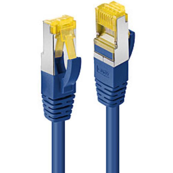 Lindy - Cavo patch - RJ-45 (M) a RJ-45 (M) - 7.5 m - SFTP, PiMF - CAT 7 (cavo) / CAT 6a (connettori) - senza alogeni, antiaggrovigliamento - blu