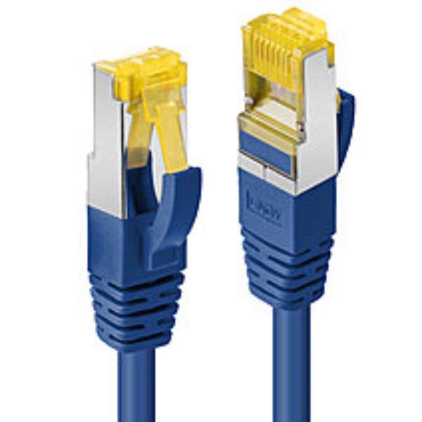 Lindy - Cavo patch - RJ-45 (M) a RJ-45 (M) - 20 m - SFTP, PiMF - CAT 7 (cavo) / CAT 6a (connettori) - senza alogeni, antiaggrovigliamento - blu