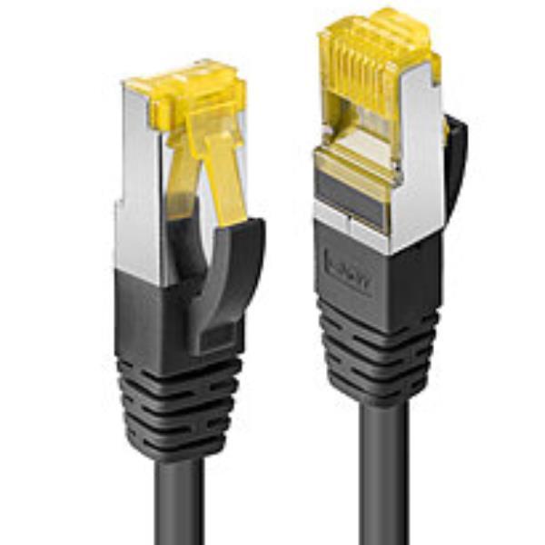 Lindy - Cavo patch - RJ-45 (M) a RJ-45 (M) - 1.5 m - SFTP, PiMF - CAT 7 (cavo) / CAT 6a (connettori) - senza alogeni, antiaggrovigliamento - nero