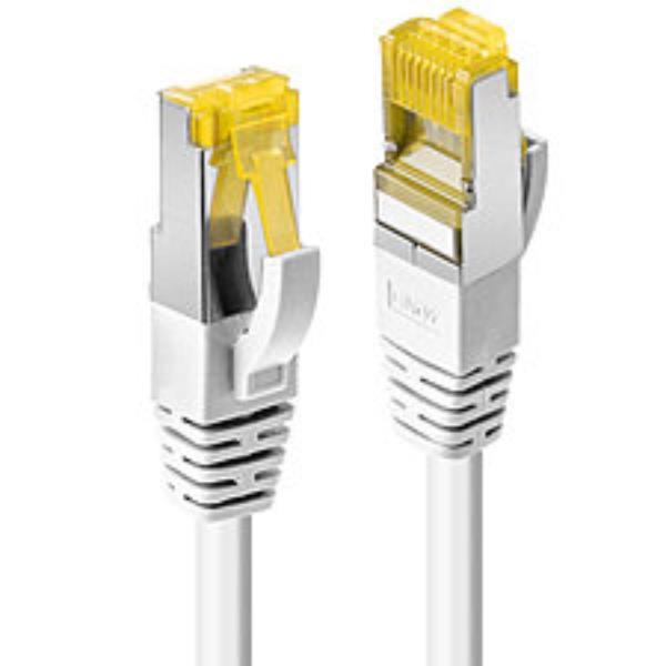Lindy - Cavo patch - RJ-45 (M) a RJ-45 (M) - 5 m - SFTP, PiMF - CAT 7 (cavo) / CAT 6a (connettori) - senza alogeni, antiaggrovigliamento - bianco