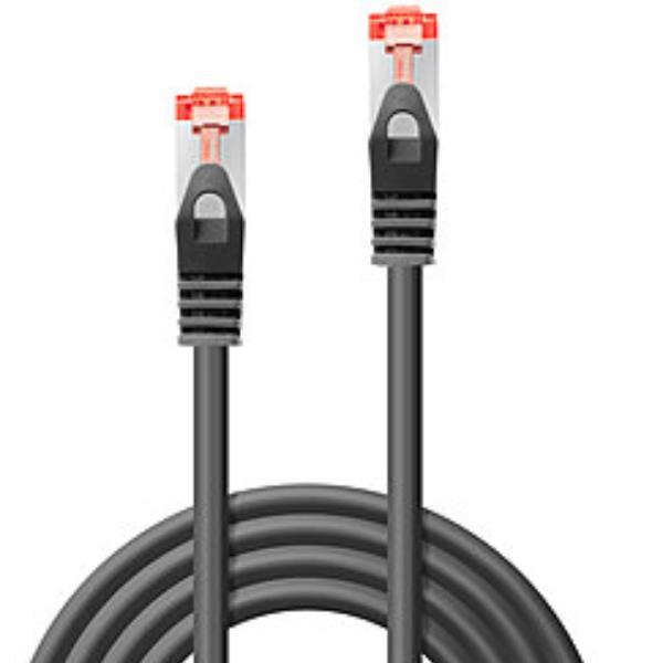 Lindy - Cavo patch - RJ-45 (M) a RJ-45 (M) - 5 m - SFTP, PiMF - CAT 6 - stampato, antiaggrovigliamento, bloccato - nero