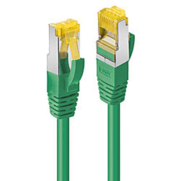 LINDY 7.5M RJ45 S/FTP LSZH CABLE, GREEN