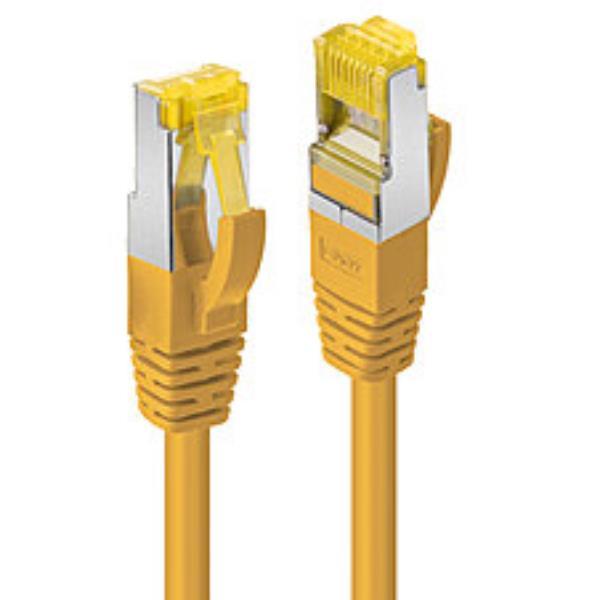 LINDY 0.3M RJ45 S/FTP LSZH CABLE, YELLOW