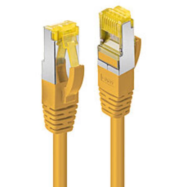 LINDY 0.5M RJ45 S/FTP LSZH CABLE, YELLOW