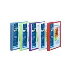 Exacompta Kreacover Chromaline - Raccoglitore ad anelli - larghezza dorsale 20 mm - per A4 - capacità 140 fogli - colori assortiti (pacchetto di 5)