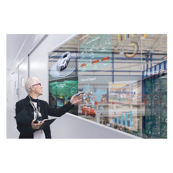 LG 55EW5G-V - 55" Categoria diagonale display OLED a schermo piatto trasparente - segnaletica digitale - 1080 p 1920 x 1080 - trasparente