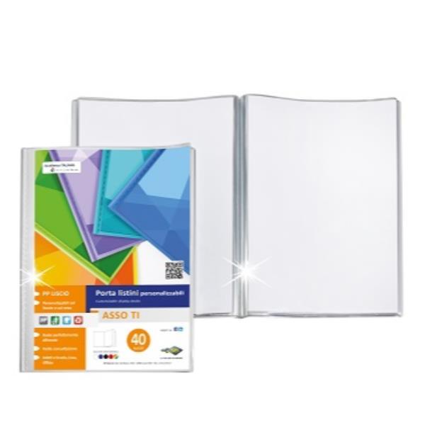 SEI ASSO TI - Portalistini per presentazione - 10 compartimenti - per 220 x 300 mm - bianco