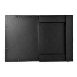 Exacompta Nature Future - Cartelletta a 3 lembi - larghezza dorsale 100 mm - per A3 - capacità 100 fogli - a macchie nere