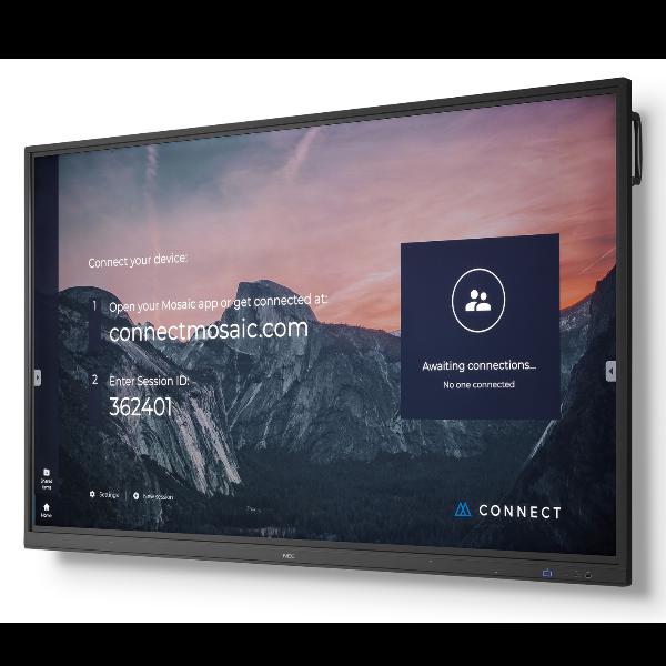 NEC MultiSync CB861Q - 86" Categoria diagonale CB Series Display LCD retroilluminato a LED - segnaletica digitale interattiva - con touch screen (multi touch) - 4K UHD (2160p) 3840 x 2160 - HDR - LED a illuminazione diretta - nero