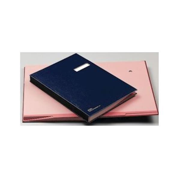 Fraschini - Libro delle firme - 18 compartimenti - per 240 x 340 mm - blu