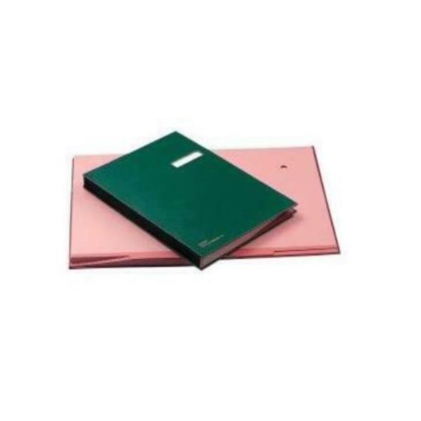 Fraschini - Libro delle firme - 18 compartimenti - per 240 x 340 mm - verde