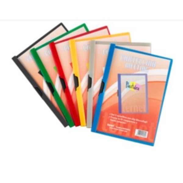 Plastidea - Cartelletta archiviazione documenti - per 227 x 308 mm - capacità 30 fogli - nero (pacchetto di 25)