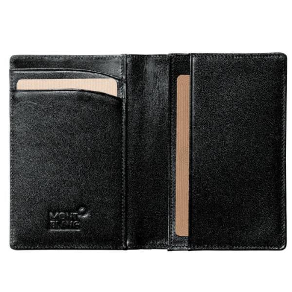 MONT BLANC MST BUSINESS CARDHOLDER GUSSETBLACK