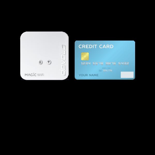 devolo Magic 1 WiFi mini - Bridge - HomeGrid - Wi-Fi - 2,4 GHz - collegabile a parete