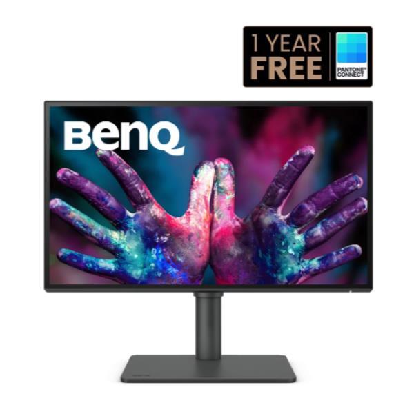 BenQ DesignVue PD2506Q - PD Series - monitor a LED - USB - 25" - 2560 x 1440 QHD @ 60 Hz - IPS - 400 cd/m² - 1000:1 - DisplayHDR 400 - 5 ms - HDMI, 2xDisplayPort, USB-C - altoparlanti