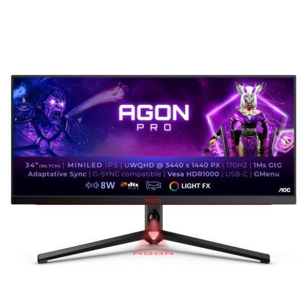 34 21:9 AGON PRO 2560x1440 IPS 1000 80M:1 130mm