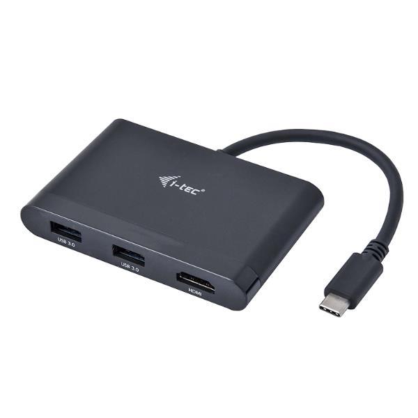 i-Tec USB-C HDMI and USB Adapter with Power Delivery Function - Docking station - USB-C / Thunderbolt 3 - HDMI