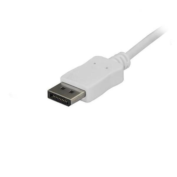 StarTech.com Cavo USB-C a DisplayPort da 1m - 4K 60Hz - Bianco - Cavo USB Tipo-C - Compatible con Thunderbolt 3 - Adattatore video esterno - STM32F072CBU6 - USB-C - DisplayPort - bianco
