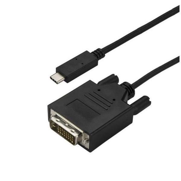 StarTech.com Cavo Video da USB C a DVI 3m - Cavo Adattatore USB Type-C (DP Alt Mode HBR2) a DVI 1080p (Single Link) - Compatibile Thunderbolt 3 - Da Laptop USB-C a Monitor/Display DVI (CDP2DVI3MBNL) - Adattatore video esterno - VIA/VLI - VL100 / Parade -