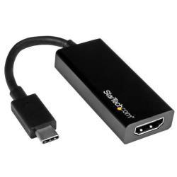 StarTech.com USB C to HDMI Adapter - USB 3.1 Type C Converter - 4K 30Hz UHD - Adattatore video - 24 pin USB-C maschio a HDMI femmina - 14.7 cm - nero - supporta 4K 30 Hz (3840 x 2160) - per P/N: BNDTB10GI, BNDTB210GSFP, BNDTB410GSFP, BNDTB4M2E1, BNDTBUSB3