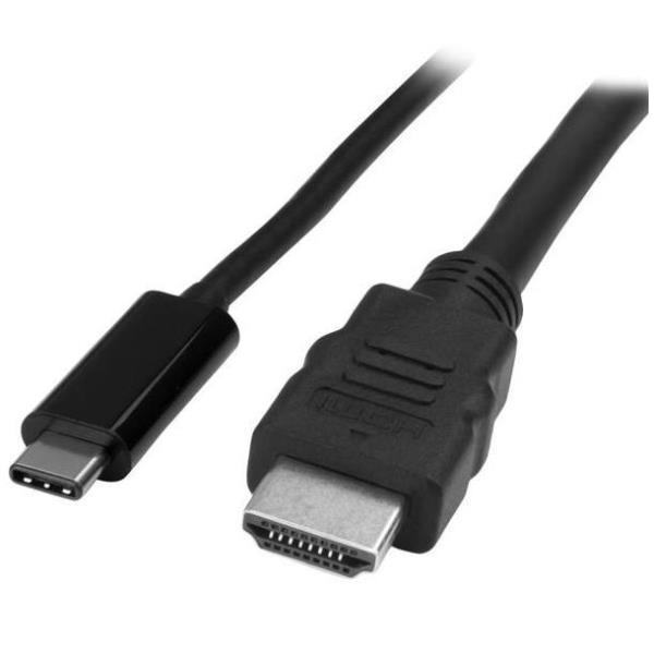 StarTech.com USB C to HDMI Adapter Cable - USB Type-C HDMI - 2m 6 ft. - 4K - Adattatore video esterno - USB-C - HDMI - per P/N: TB33A1C