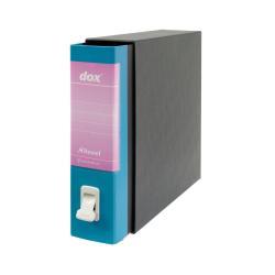 REXEL DOX 2 SAN FRANCISCO REGISTRATORE FORMATO PROTOCOLLO 285X350X80 mm COL. AZZURRO CONF 6 Pz.