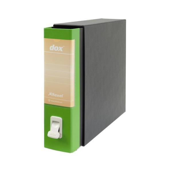 REXEL DOX 1 REGISTRATORE FORMATO COMMERCIALE 230X297X80 mm COL. VERDE CONF 6 Pz.