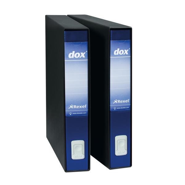 REXEL DOX 5 REGISTRATORE FORMATO PROTOCOLLO 285X350X50 mm COL. BLU CONF 8 Pz.