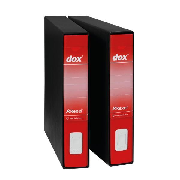 REXEL DOX 5 REGISTRATORE FORMATO PROTOCOLLO 285X350X50 mm COL. ROSSO CONF 8 Pz.