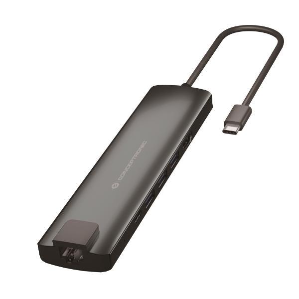 Conceptronic DONN06G - Docking station - USB-C 3.1 Gen 1 - HDMI - GigE