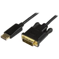 StarTech.com Cavo convertitore DisplayPort a DVI da 91 cm - Adattatore DP a DVI-D - Nero  1920x1200 M/M - Cavo dello schermo - DisplayPort (M) a DVI-D (M) - 91.4 cm - nero - per P/N: DK30CH2DEP, DK30CH2DEPUE